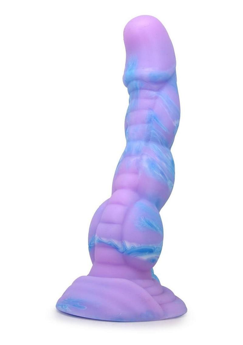 Kiotos Monstar Cox Twilight Silicone Cock with Suction Cup - Lavender/Blue