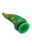 Kiotos Monstar Cox GrakenCock Silicone Dildo with Suction Cup - Green/Yellow