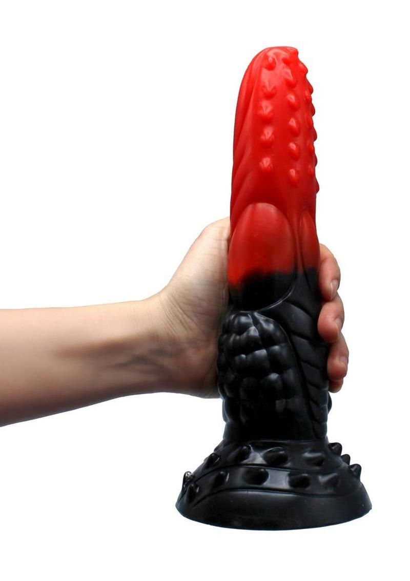 Kiotos Monstar Cox Redrex Silicone Cock with Suction Cup - Red/Blue