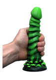 Kiotos Monstar Cox Junglerex Silicone Cock with Suction Cup - Green/Black