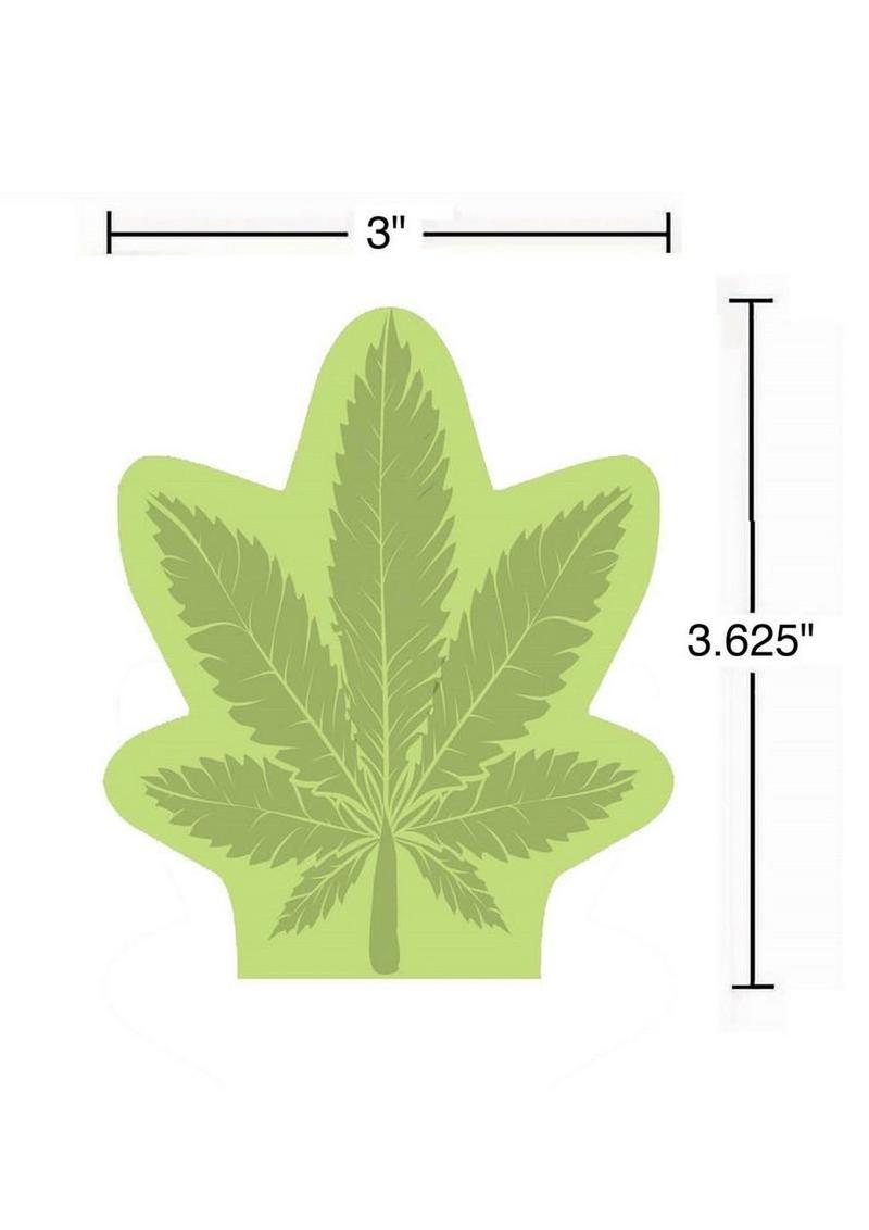 Cannabis Leaf Sticky Notes