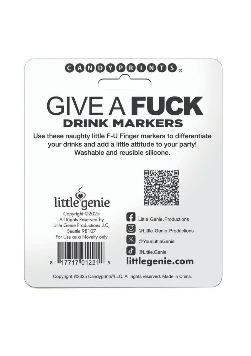 FU Finger Drink Markers