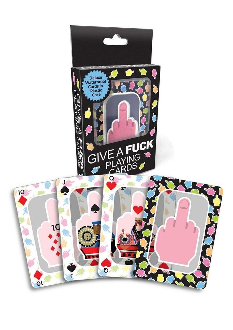 FU Finger Waterproof Playing Cards