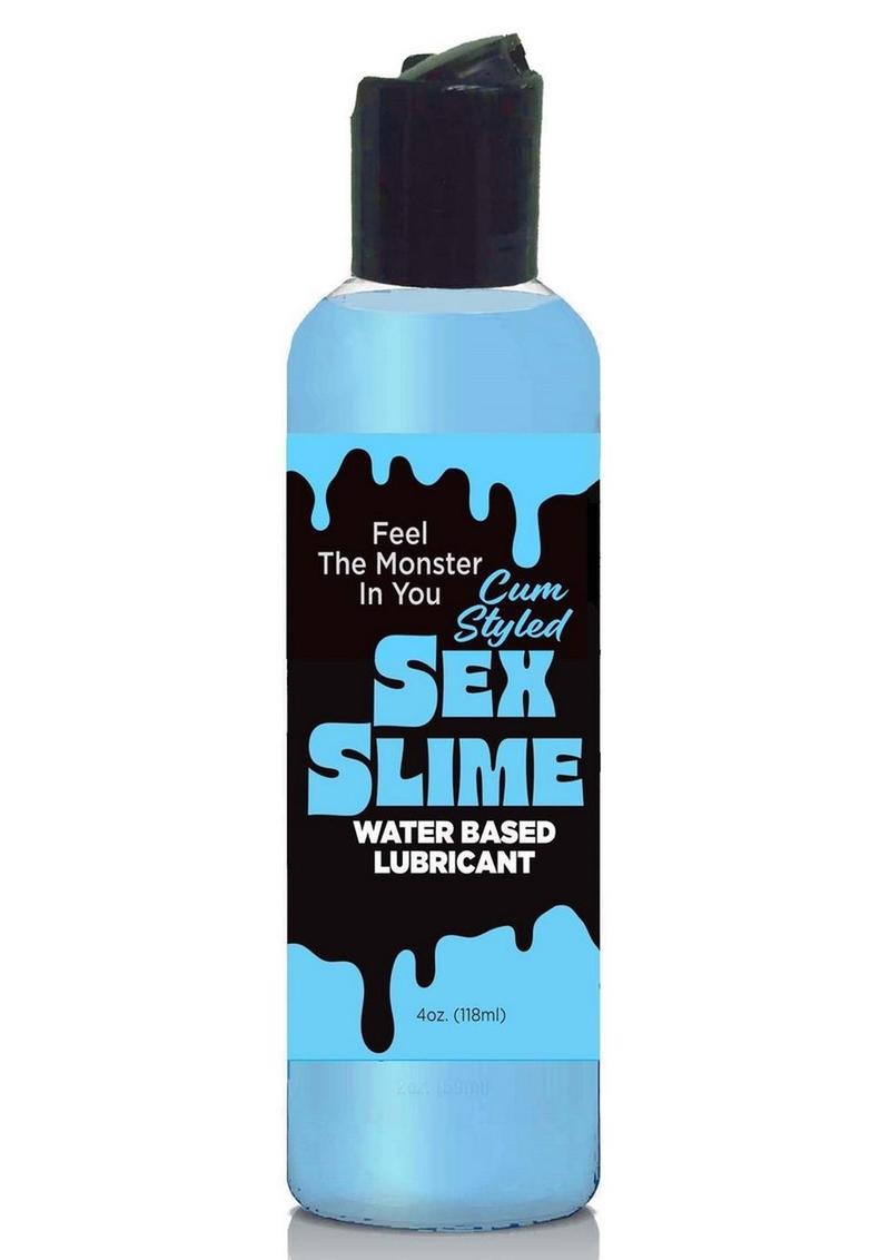 Sex Slime Cum Styled Water Based Lubricant 4oz - Blue