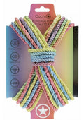 Ouch! Bondage Rope 10 Meter Nylon - Multicolor Pastel