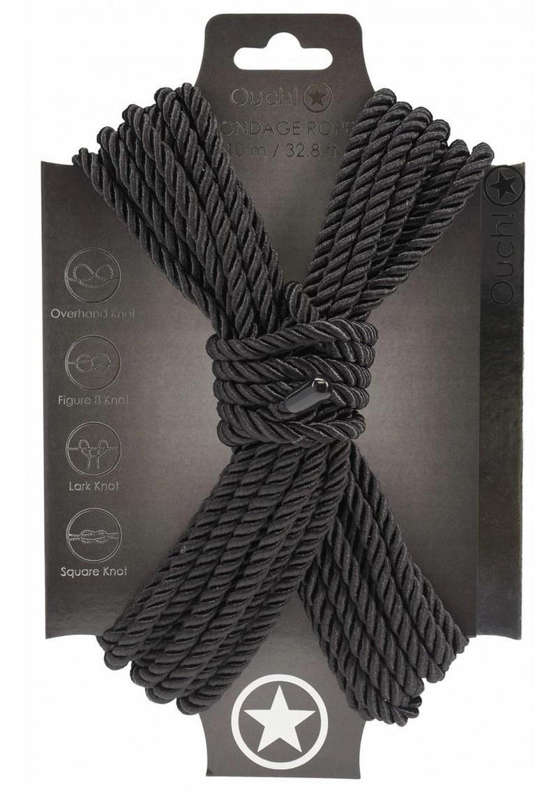 Ouch! Bondage Rope 10 Meter Nylon - Black