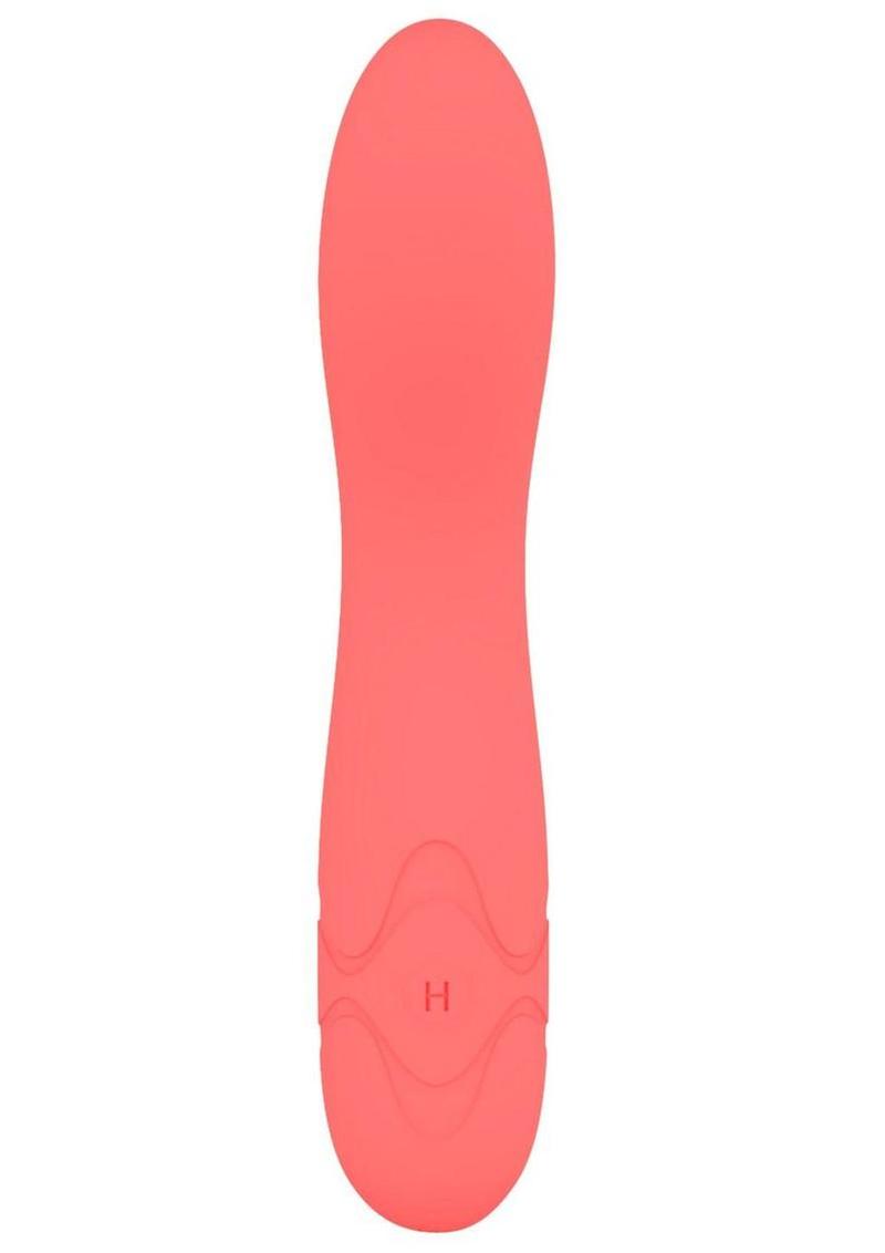 Hush Silicone G-Spot Vibrator - Coral