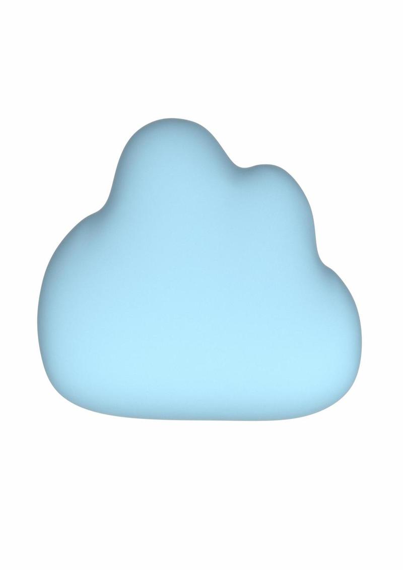 Play With Me Cuddle Cloud Rechargeable Silicone Massager - Blue