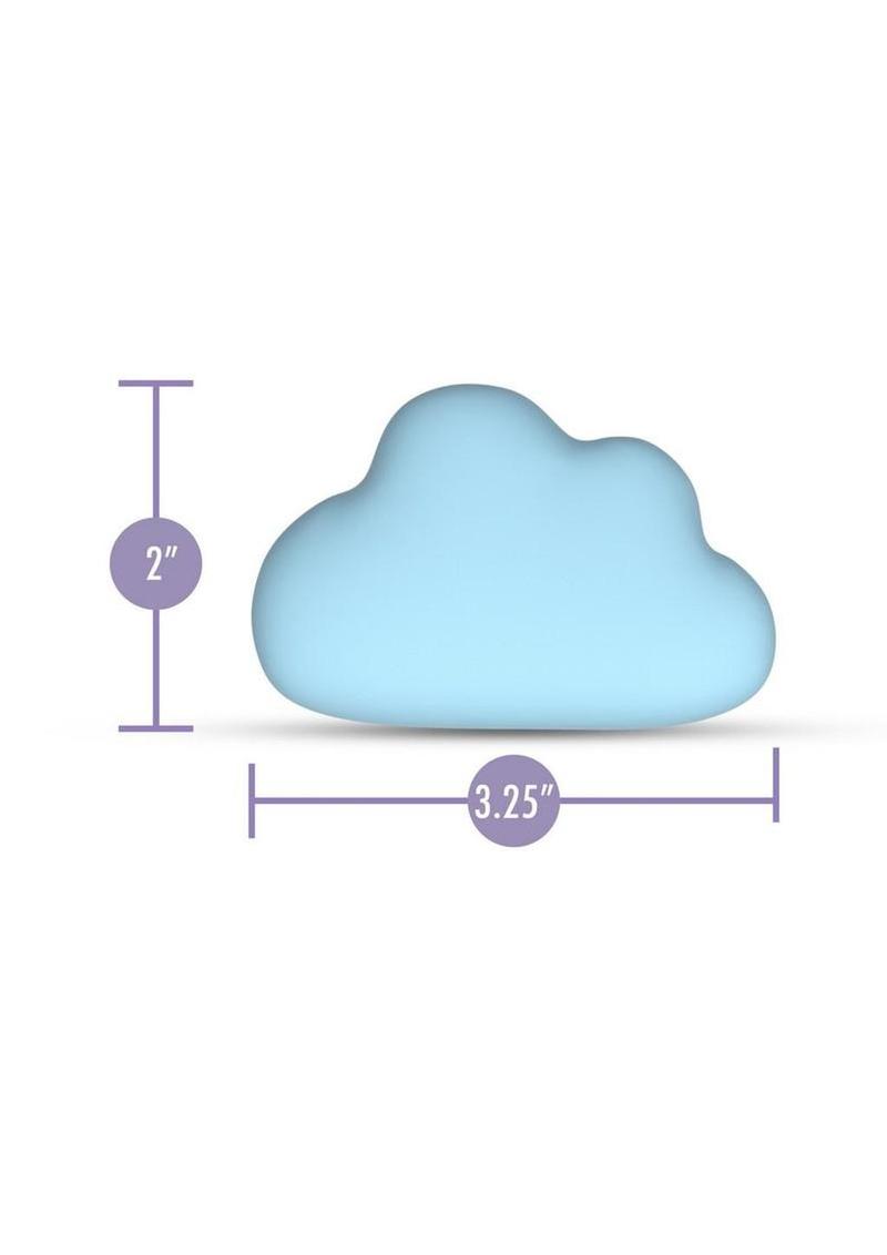 Play With Me Cuddle Cloud Rechargeable Silicone Massager - Blue