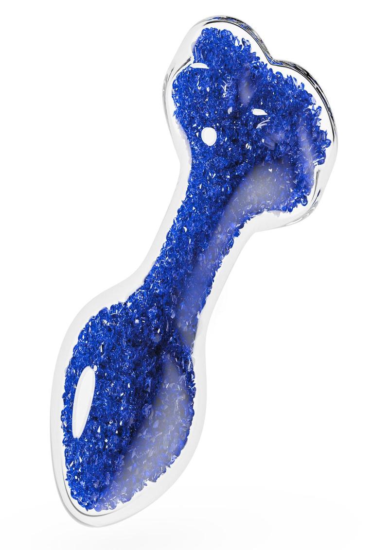 Oh My Gem Prestige Glass Anal Plug - Blue