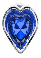 Oh My Gem Prestige Glass Anal Plug - Blue