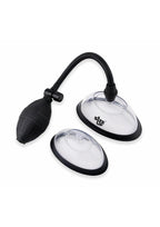 Size Up Classic Pussy Pump with Two Chambers - Black/Clear