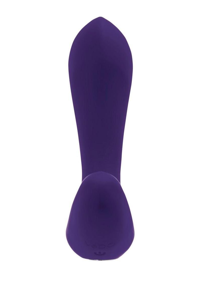 VeDo Inme Rechargeable Silicone Dual Vibrator with Remote Control - Purple