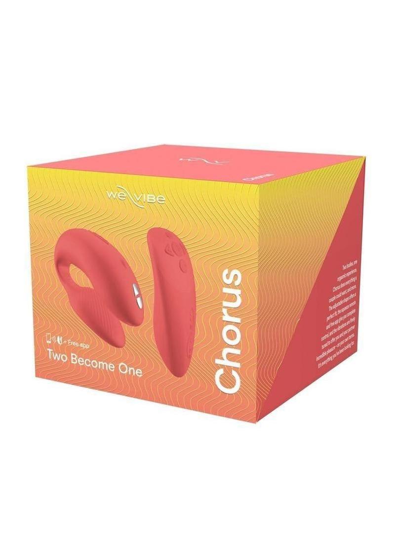 We-Vibe Chorus Rechargeable Silicone Couples Vibrator with Remote Control - Crave Coral
