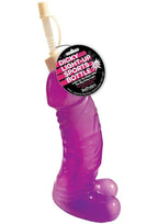Light Up Pecker Sports Bottle - Purple