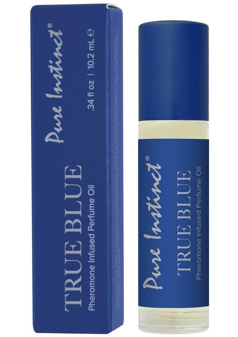 Pure Instinct Pheromone Perfume Oil Roll On - True Blue - 10.2ml/.34oz