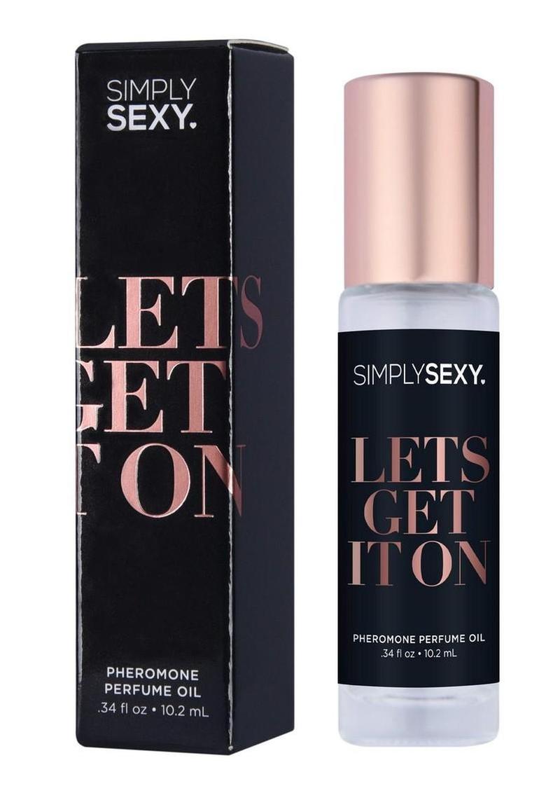 Simply Sexy Pheromone Perfume Oil Roll-On - Let's Get It On