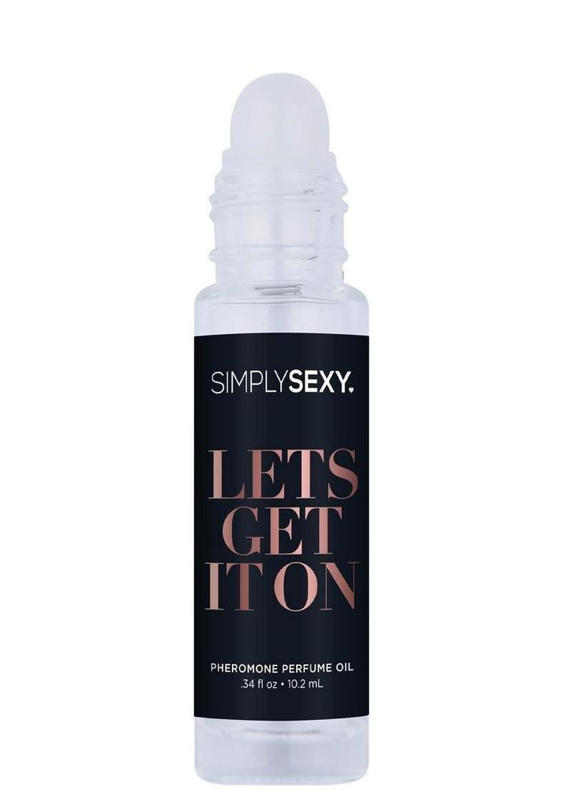 Simply Sexy Pheromone Perfume Oil Roll-On - Let's Get It On