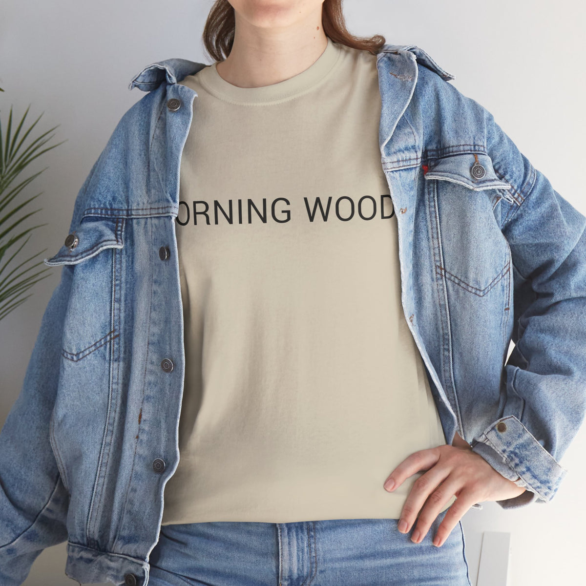 MORNING WOOD TEE BY CULTUREEDIT AVAILABLE IN 13 COLORS