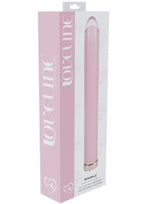 Loveline Sparkle 10 Function Rechargeable Glass Vibrator 6.3in - Pink