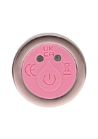 Loveline Sparkle 10 Function Rechargeable Glass Vibrator 6.3in - Pink