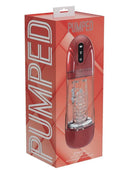 Pumped SonicPull 10 Function Multimedia Enhanced Masturbator - Metallic Red