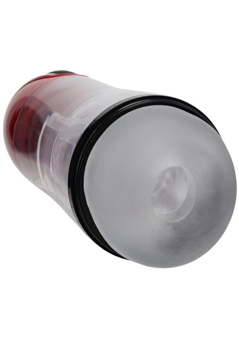 Pumped SonicPull 10 Function Multimedia Enhanced Masturbator - Metallic Red