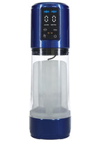 Pumped UltraLift 10 Function Rechargeable Masturbator - Metallic Blue