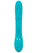 Vive Mimi 10 Function Silicone Rechargeable Triple Motor G-Spot Vibrating and Tapping Rabbit - Blue