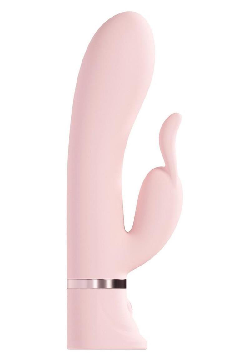 Loveline Tendre 10 Function Silicone Rechargeable Rabbit Vibrator - Pink