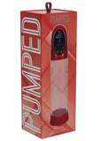 Pumped CyberPulse 13 Function Automatic Rechargeable Penis Pump - Metallic Red