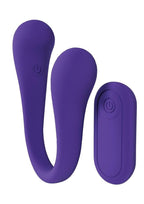 Loveline FlexEase Bend 10 Function Silicone Rechargeable Vibrator - Purple