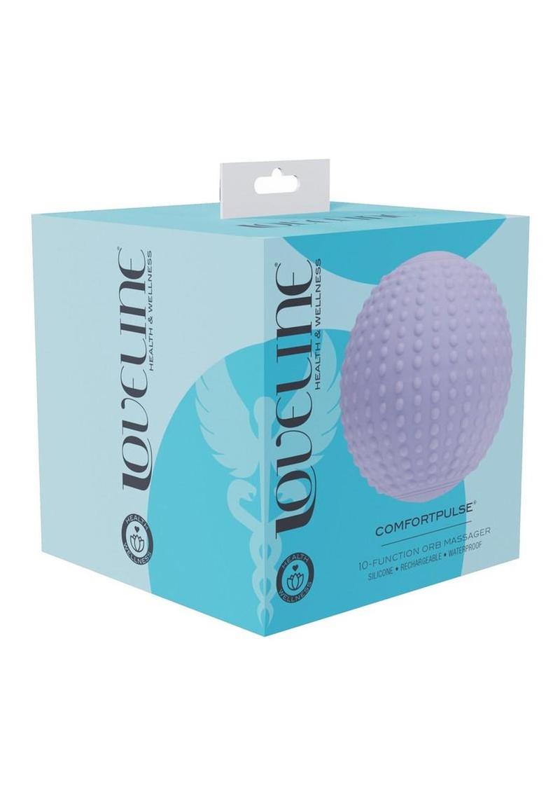 Loveline ComfortPulse 10 Function Silicone Rechargeable Massager - Lavender