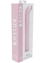 Loveline Aurora 10 Function Rechargeable Glass G-Spot Vibrator 6.3in - Pink