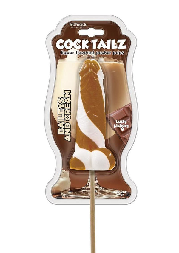 Cocktailz Liquor Flavored Pecker Pops - Bailey's and Cream