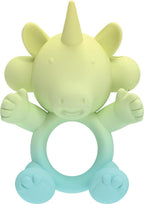 Wet Dreams Uni Horn Rechargeable Silicone Cock Ring - Multicolor