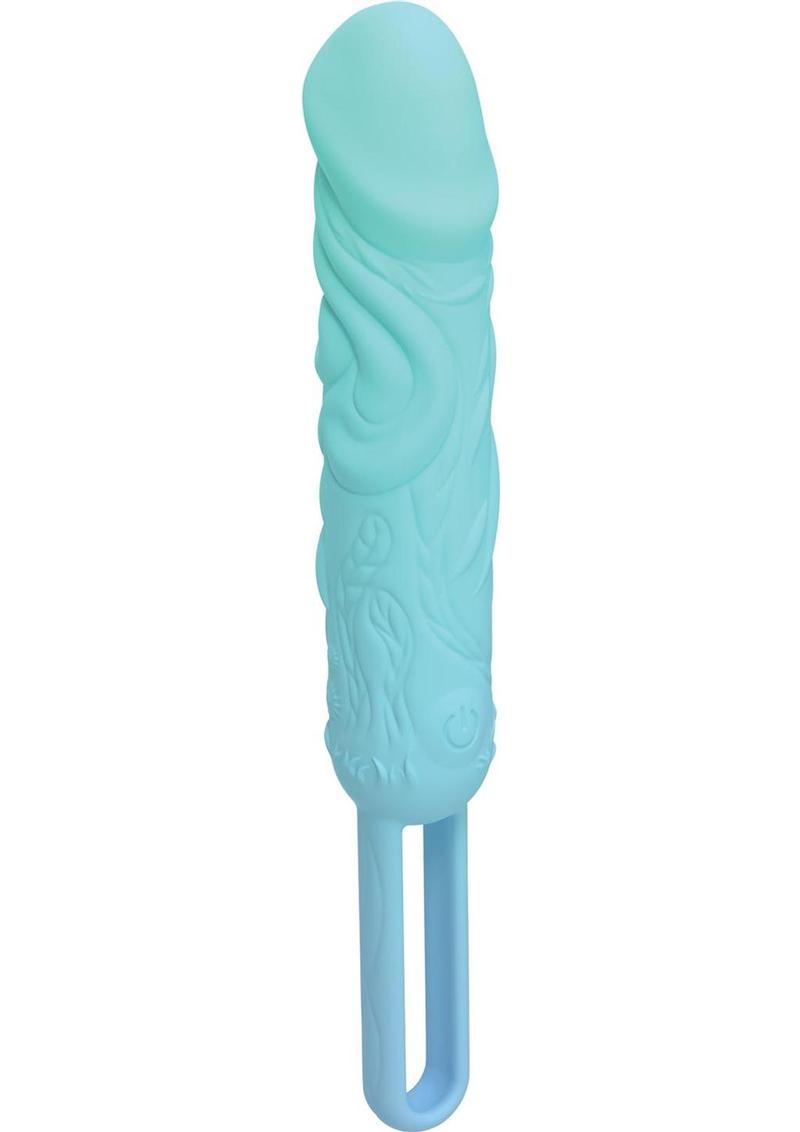 Wet Dreams Cock & Load Rechargeable Silicone Mini Vibrator - Blue