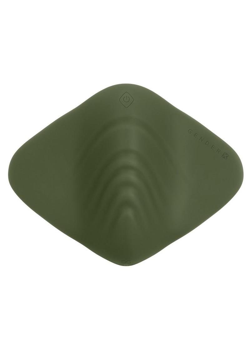 Gender X Pleasure Pad Rechargeable Silicone Clitoral Stimulator - Green