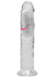 RealRock Rechargeable Dildo with Remote Control 7in - Clear