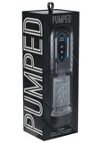 Pumped Vortex Multi Function Suction Rotating Thrusting Rechargeable Masturbator - Gun Metal