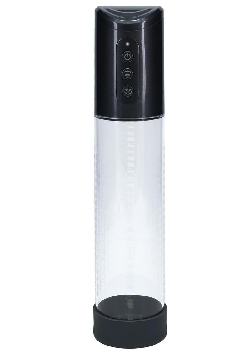 Pumped HyperPump 3 Function Automatic Rechargeable Penis Pump - Gun Metal