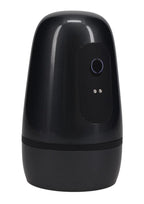 Pumped Vibrobator Pressure Suction 9 Function Vibrating Rechargeable Masturbator - Gun Metal