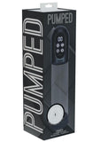 Pumped Engage 6 Function Automatic Rechargeable Penis Pump - Gun Metal