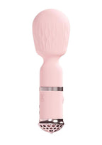Loveline Velour 10 function Rechargeable Silicone MIni-Wand - Pink