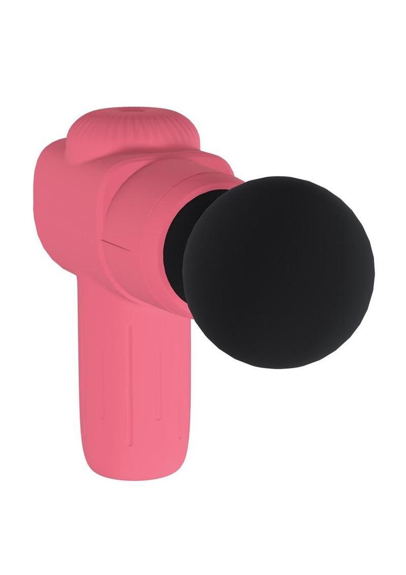 Loveline MicroBoost 10 Function Vibrating Rechargeable Silicone Massager- Pink