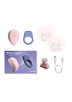 Kiiroo Luxus Interactive Couples Sex Toys Set - Pink/Purple