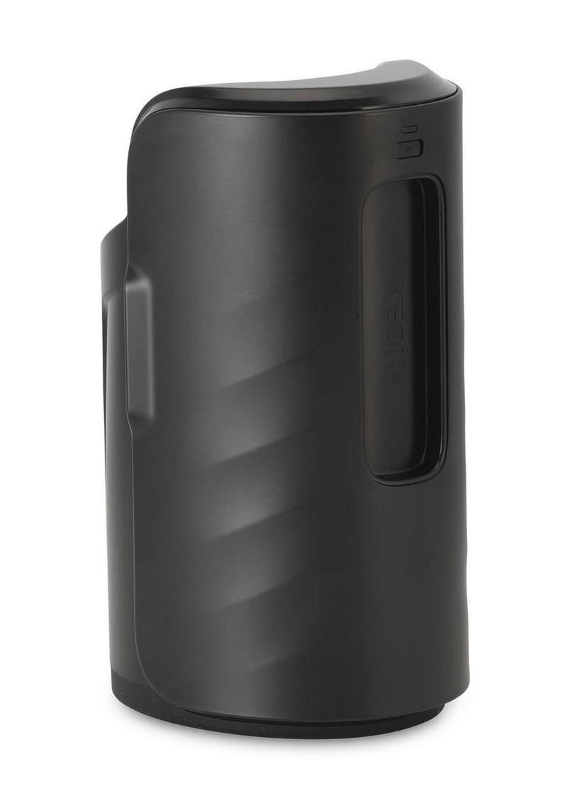 Keon Automatic Rechargeable Masturbator - Stroker Not Included - Black