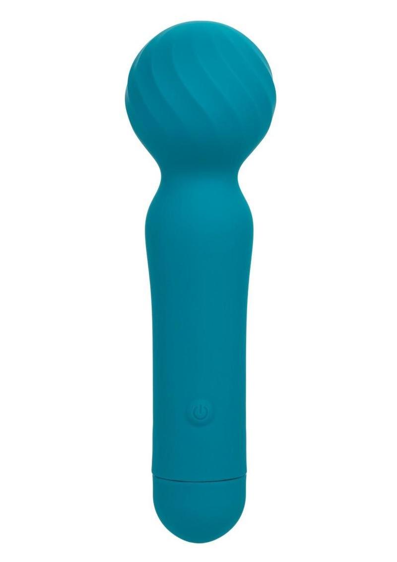 Couture Collection Rumble Rechargeable Silicone Wand - Blue