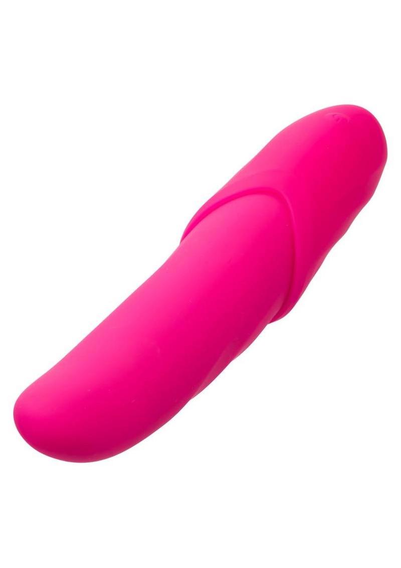 Couture Collection Gyrating Flicker Rechargeable Silicone Vibrator - Pink