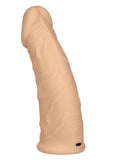 Performance Maxx Rechargeable Silicone Vibrating Extension 7in - Vanilla